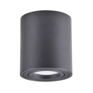 ORION mini wys. 8,8cm. czarny okrągła GU10 Downlight regulowany