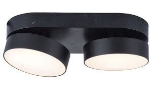 Stanos czarny LED dim. 13,6W 2700-6500K Spot sterowany aplikacją lub pilotem