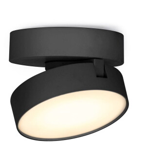 Stanos czarny LED dim. 6,8W 2700-6500K Spot sterowany aplikacją lub pilotem