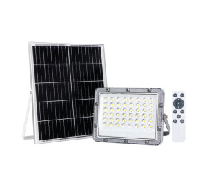 LED Solar PIR 100W NW IP65 pilot Naświetlacz z p. panelem solarnym premium line z czujnikiem zmierzchu