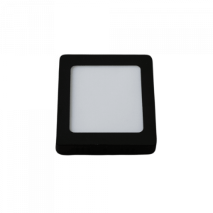 LED czarny 6W 4000K 360lm Oprawa sufitowa kwadrat