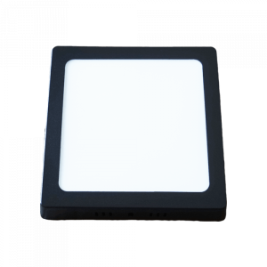 LED czarny 12W 4000K 800lm Oprawa sufitowa kwadrat