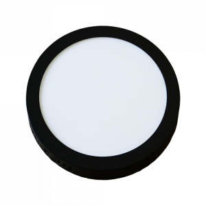 LED czarny 12W 4000K 800lm Oprawa sufitowa okrągła