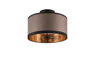 Davos czarny mat Ø 30cm 2xE14 Lampa sufitowa