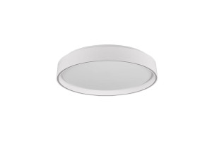 Felis biały mat Ø 40cm LED dim. 24W 2700-6500K Plafon ściemnialny z pilotem
