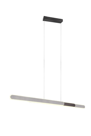 Helios aluminium szczotkowane LED 3 step dim. 48W 2700-6500K Lampa wisząca góra-dół z regulowaną szerokością