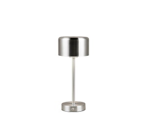 Jeff nikiel mat akumulator LED 3 step dim. 1,5W 3000K Lampka stołowa ściemnialna