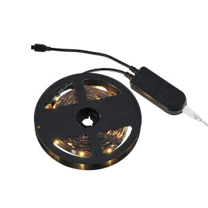 Racer czarny 5m. LED dim. 15W RGB 3000K pilot Taśma LED ściemnialna