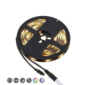 Rush czarny 3m. LED dim. 10,5W RGB 3000K IP44 pilot Taśma LED wodoodporna ściemnialna
