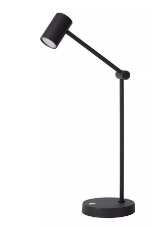 Tipik czarny akumulator LED 3 step dim. 3W 2700K Lampka stołowa ściemnialna