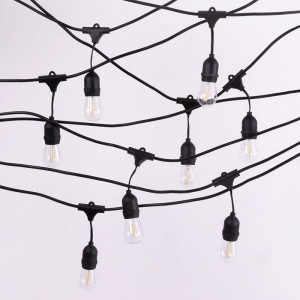 Girlanda Ogrodowa 10m. LED 10xG45 E27 1W 2700K IP65