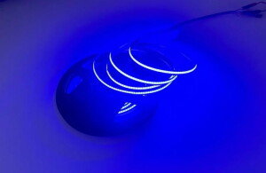 LED COB 5m. dim. 45W 480 9W/m niebieska 12V IP20 Taśma ściemnialna