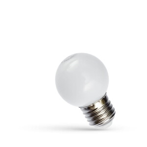 LED kulka E27 1W CW 6000K zimna Żarówka