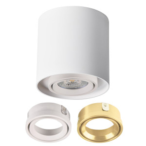 XENO okrągła biały-biały | biały-złoty Ø 10cm GU10 Downlight regulowany