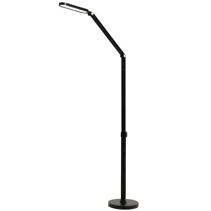 LED FERRARA czarna LED 5 step dim. 13W 3000K-6000K Lampa podłogowa ściemnialna