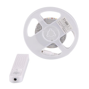 Taśma LED 3m z czujnikiem PIR 4000K IP20 + port USB, zasilana bateryjnie