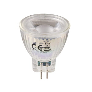 LED MR11 SMD 12V 2,2W 185lm 6500K szkło Platinum Żarówka