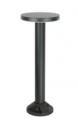 Rondo II RO-550 czarny wys. 55cm. LED 12W DIP SWITCH 3000 | 4000 | 6500K IP65 Lampa ogrodowa stojąca