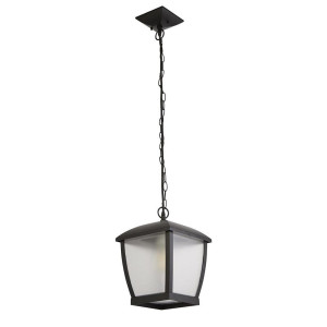 Seattle czarny E27 IP44 Zewnętrzna lampa wisząca