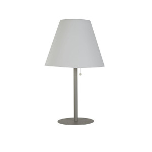 Venice srebrny | biały solar LED 1,6W 3000K IP54 Lampa zewnętrzna stołowa solarna