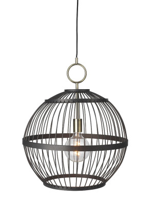Stockholm edycja nordycka czarny Ø 50cm. E27 Lampa wisząca