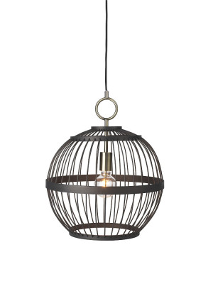 Stockholm edycja nordycka czarny Ø 40cm. E27 Lampa wisząca