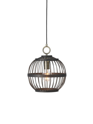 Stockholm edycja nordycka czarny Ø 30cm. E27 Lampa wisząca