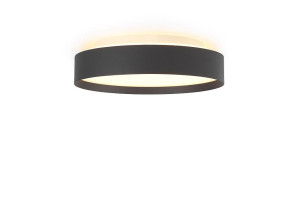 Backlight Full czarny Ø 30cm. LED 3 step dim. 25W 3000K Plafon ściemnialny z funkcją pamięci