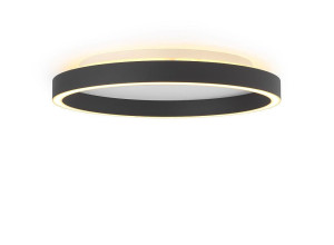 Backlight String czarny Ø 40cm. LED 3 step dim. 36W 3000K Plafon ściemnialny z funkcją pamięci