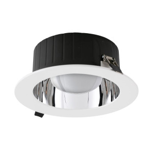 Leuca biały Ø 22cm. LED 25W 3000K IP54 Oprawa wpuszczana