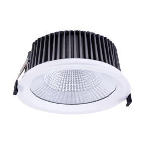 Tolve Ro biały Ø 22cm. LED 40W 4000K CRI>90 IP65 Oprawa wpuszczana