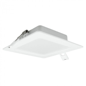 DL-1 LED Biały szer. 22cm. 18W 4000K Oprawa sufitowa podtynkowa kwadratowa