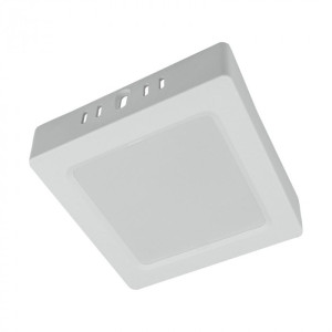 DL-1 LED Biały szer. 17cm. 12W 4000K Oprawa sufitowa natynkowa kwadrat