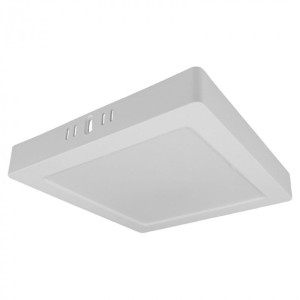 DL-1 LED Biały szer. 22cm. 18W 4000K Oprawa sufitowa natynkowa kwadrat