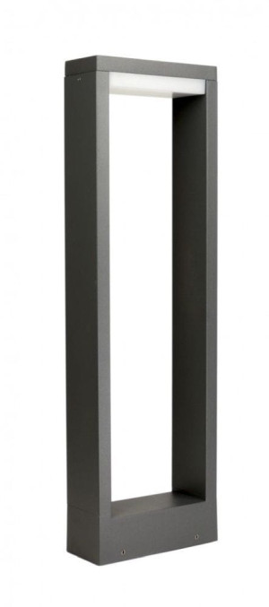 Form ciemny popiel wys. 50cm. LED 7W DIP SWITCH 3000 | 4000 | 6500K IP54 Lampa ogrodowa stojąca