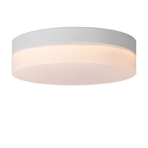 BISKIT - Plafoniera łazienkowa - fi 23 cm - LED - 1x12W 2700 K - IP44. Kolor biały.