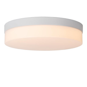 BISKIT - Plafoniera łazienkowa - fi 28 cm - LED - 1x18W 2700 K - IP44. Kolor biały.