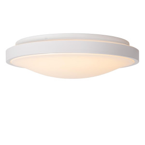 DASHER - Plafoniera łazienkowa - fi 41 cm - LED - 1x24W 2700 K - IP44. Kolor czarny