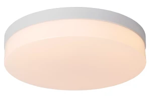 BISKIT - Plafoniera łazienkowa - fi 34,5 cm - LED - 1x24W 2700 K - IP44. Kolor biały