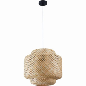 BERTA beżowa Ø 40cm. 1xE27 lampa wisząca
