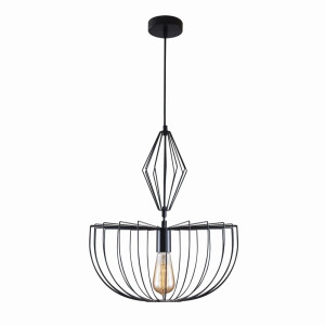 JASMINA czarna Ø 40cm. 1xE27 Lampa wisząca