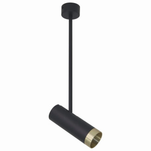 PORTO 1 czarno-złota ruchoma 1xGU10 Lampa sufitowa