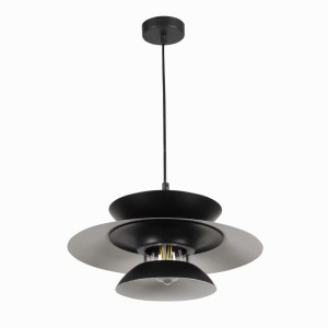 BERIT czarna Ø 35cm. 1xE27 Lampa wisząca