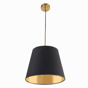 ELENA czarno-złota Ø 30cm. 1xE27 Lampa wisząca