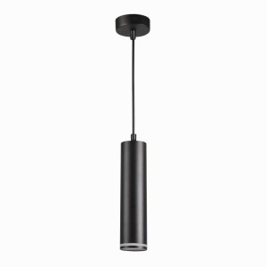 PARIS Czarna Ø 55cm. GU10 Lampa wisząca tuba