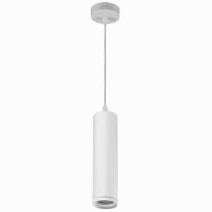 PARIS Biała Ø 55cm. GU10 Lampa wisząca tuba