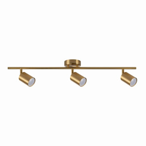GOLDI 3xGU10 złota ruchoma Lampa ścienno-sufitowa