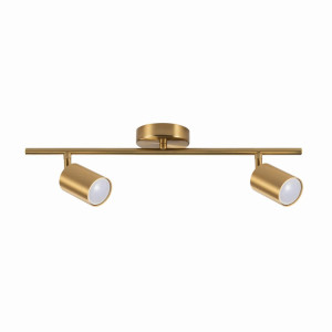 GOLDI 2xGU10 złota ruchoma Lampa ścienno-sufitowa