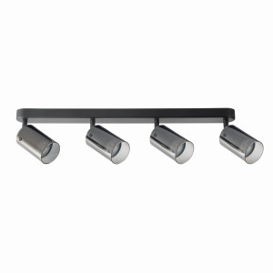 SMOKY czarny 4xGU10 Lampa ścienno-sufitowa
