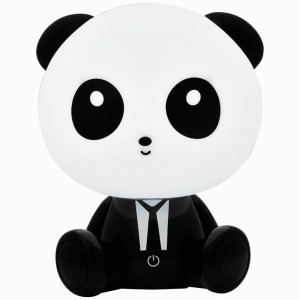 PANDA LED Czarno - Biała 3000K akumulator + przewód USB-C Lampka dekoracyjna